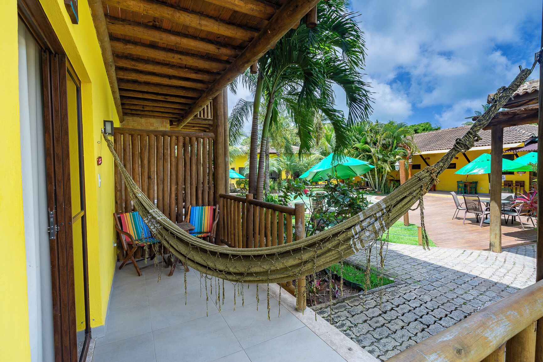 Familienzimmer | Blick vom Balkon