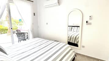 1 bedroom, iron/ironing board, travel crib, free WiFi