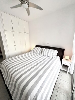 1 bedroom, iron/ironing board, travel crib, free WiFi