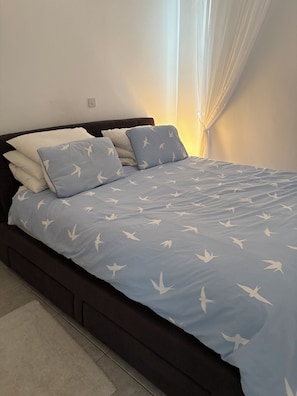 1 Schlafzimmer, Bügeleisen/Bügelbrett, Reisekinderbett, kostenloses WLAN