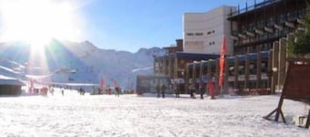 Studio 4/5 pers. 29m² Plein Sud-LES ARCS 2000- VARET- Foot pistes- bedroom area