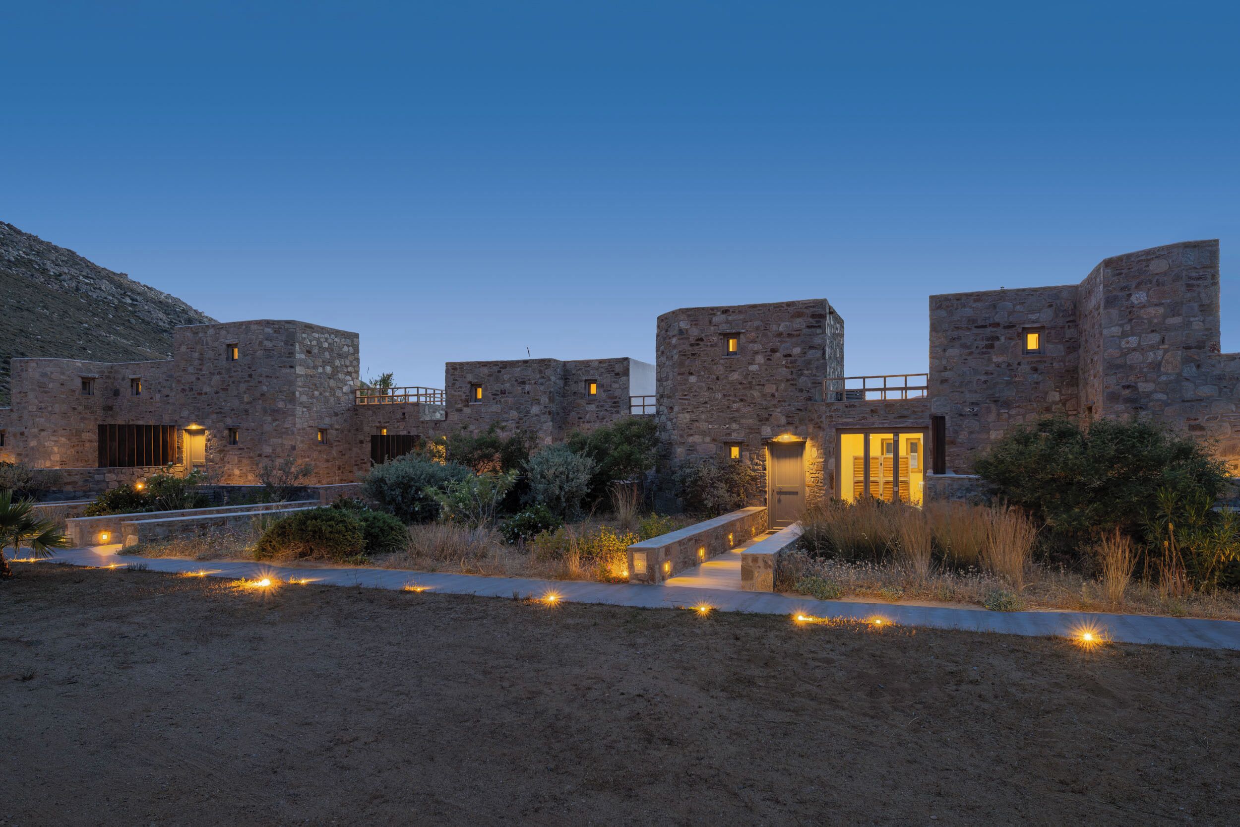 Majoituspaikan sisäänkäynti