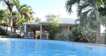 Athenais, charming villa with swimming pool in a flowered garden