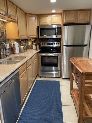 Kitchen with new appliances