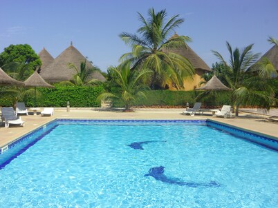 Saly: SUN and disorientation  assured in an african residential villa.