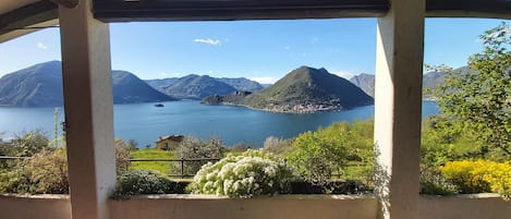 Blick von der Unterkunft
