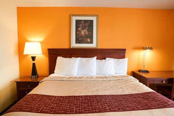 غرفة اقتصادية للاستخدام الفردي - سرير ملكي - لغير المدخنين | مكتب وواي فاي مجانًا وملاءات أسرّة