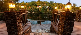 Gorgeous Views of Lake and River one of a kind property sitting on the dam