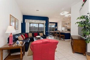 TV, video games, DVD player, books