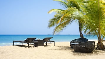 Aan het strand