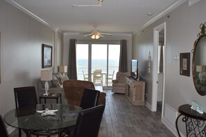 TV, DVD player, video library, stereo - Beautiful Gulf Front ~ 2BD 2BA ~ 2 King Beds ~ Large Balcony~Keyless Entry~ #504 (Gulf Shores)