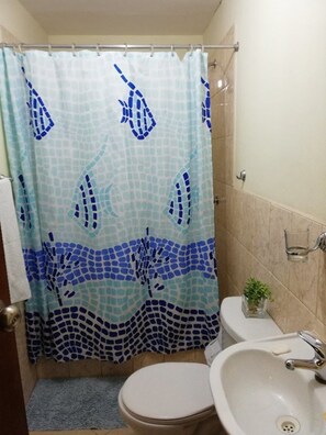 Ducha, cabezal de ducha tipo lluvia, artículos de tocador gratuitos