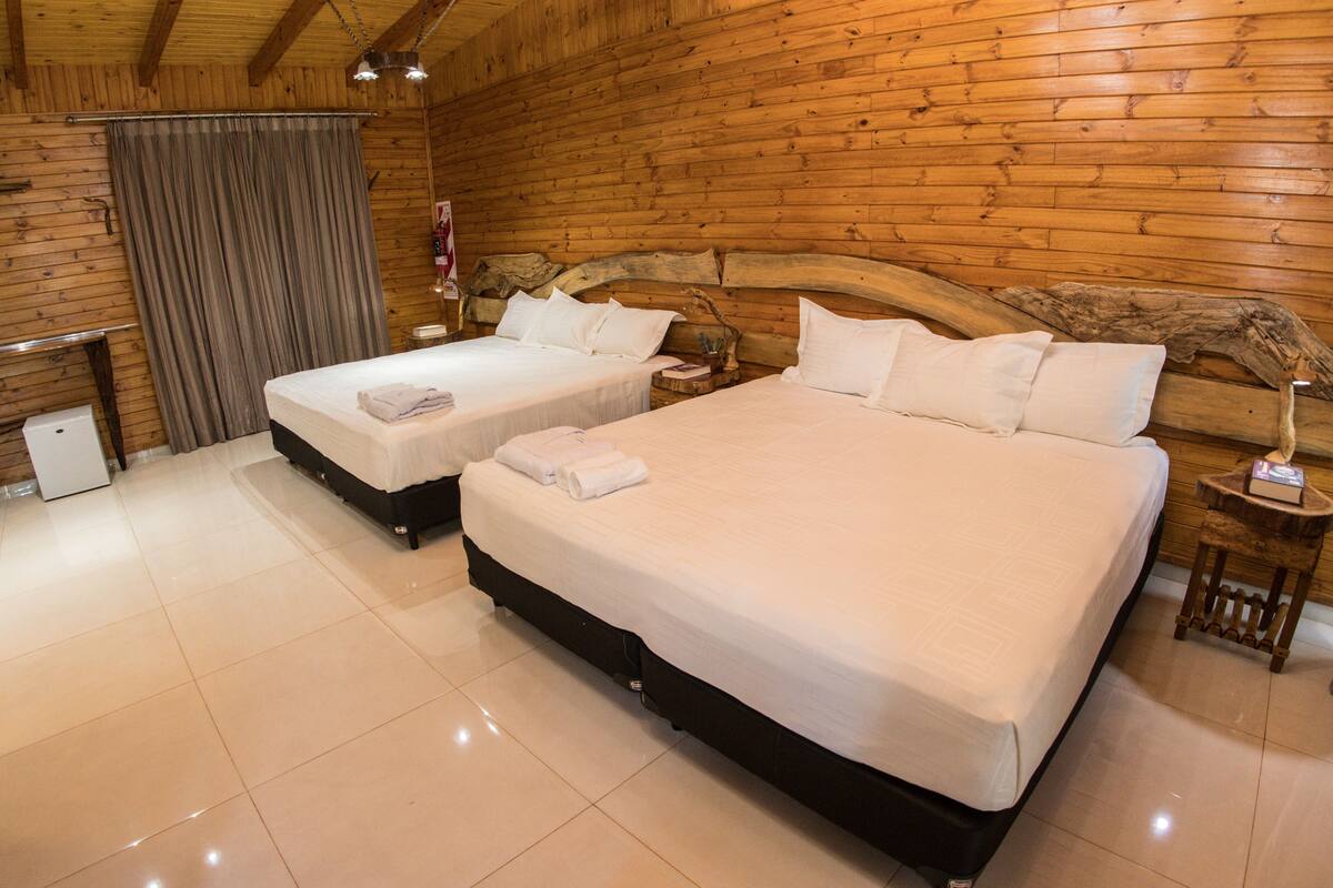 down duvets, memory-foam beds, minibar, blackout curtains