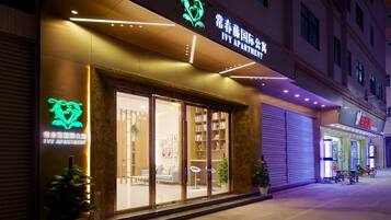 Front of property – evening/night