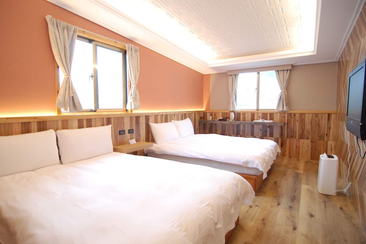 Chambre avec lits jumeaux, 2 lits doubles