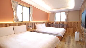 Twin Room, 2 Double Beds