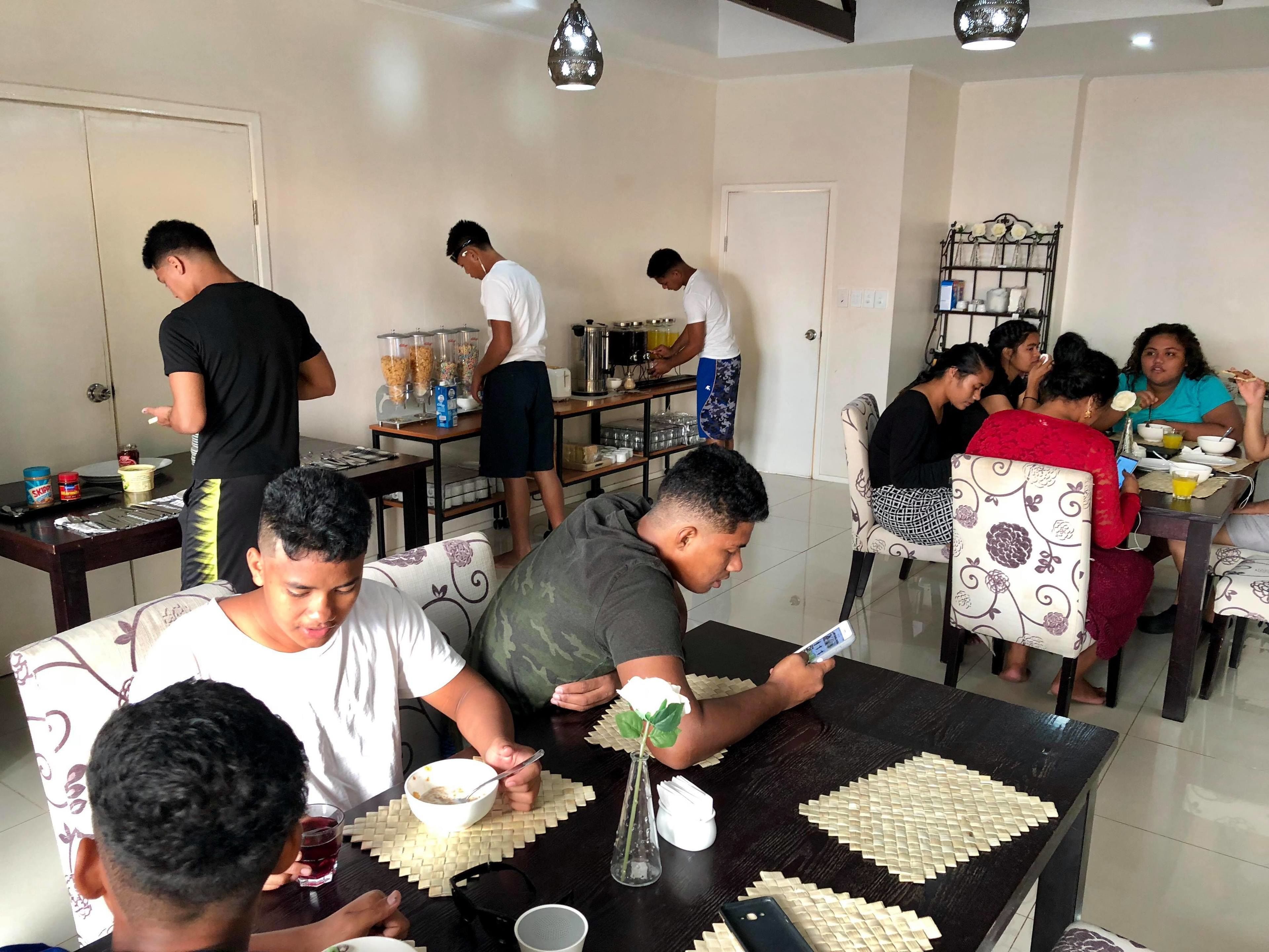 daily local cuisine breakfast (usd 4.5 per person)