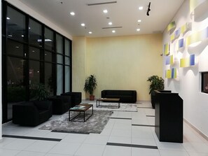 Sala de estar en el lobby
