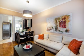 Apartment, 2 Bedrooms | Living area | Flat-screen TV
