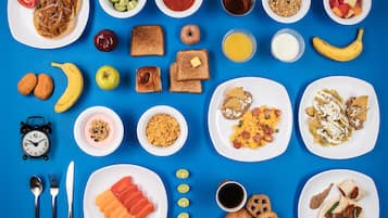 Colazione a buffet inclusa, servita tutte le mattine