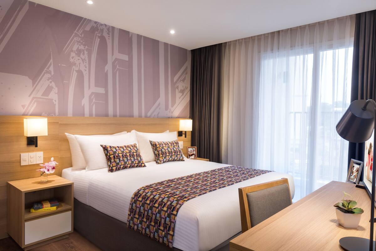 Deluxe Apartment, 1 Bedroom | Premium bedding, in-room safe, desk, iron/ironing board