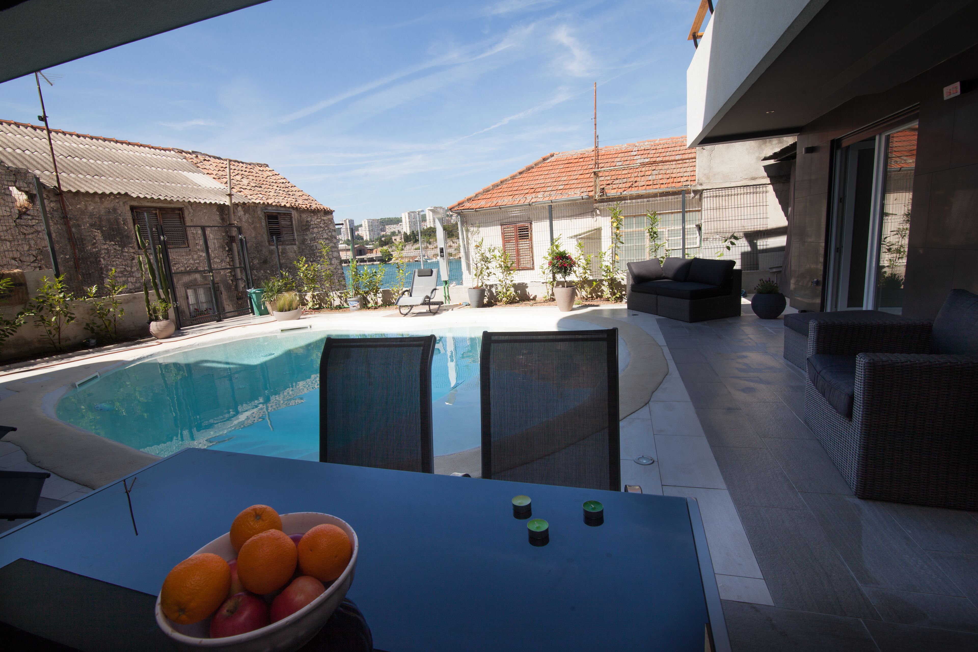 Superior Apartment with Pool View | View from room