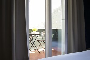Superior Double Room, Balcony, Shared Bathroom | Terrace/patio