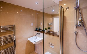 Appartement, 1 chambre, cuisine | Douche de la salle de bain