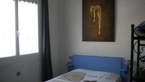 Desk, iron/ironing board (on request), cribs (free), WiFi (free)