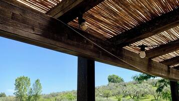 Blick von der Unterkunft