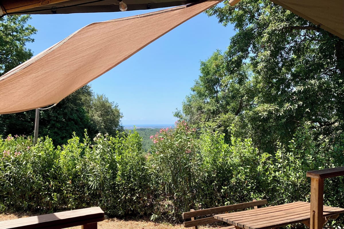 Panoramic Tent, 2 Bedrooms, Kitchenette (Lodge Tent Margherita) | Blackout curtains, iron/ironing board (on request)