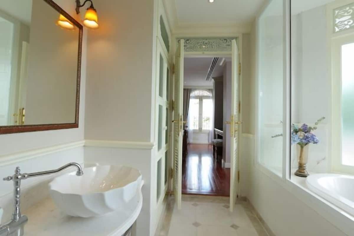 Salle de bain | Ensemble douche/baignoire, baignoire relaxante profonde