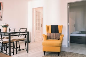 Apartment, 2 Bedrooms, City View | Living area | Flat-screen TV