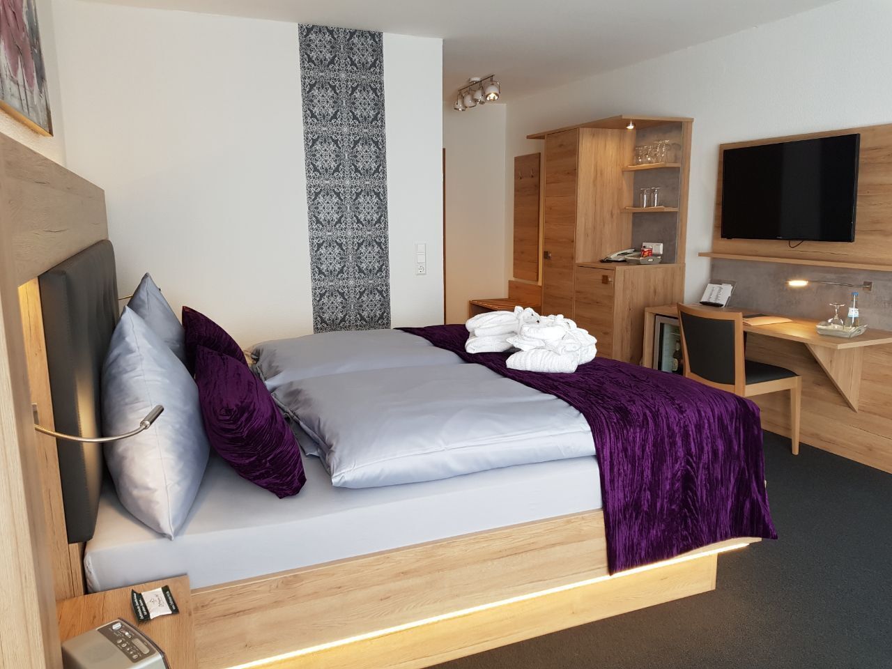 in-room safe, desk, blackout curtains, iron/ironing board