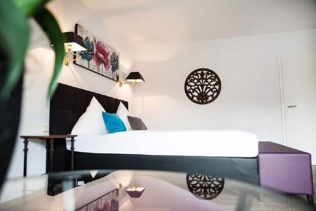 in-room safe, desk, blackout curtains, iron/ironing board