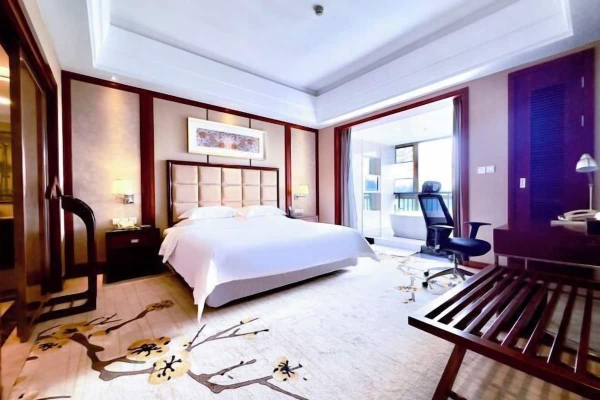 1 bilik tidur, peralatan tempat tidur premium, peti besi dalam bilik