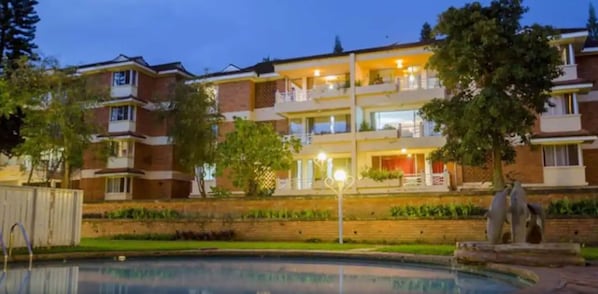 Front of property - evening/night