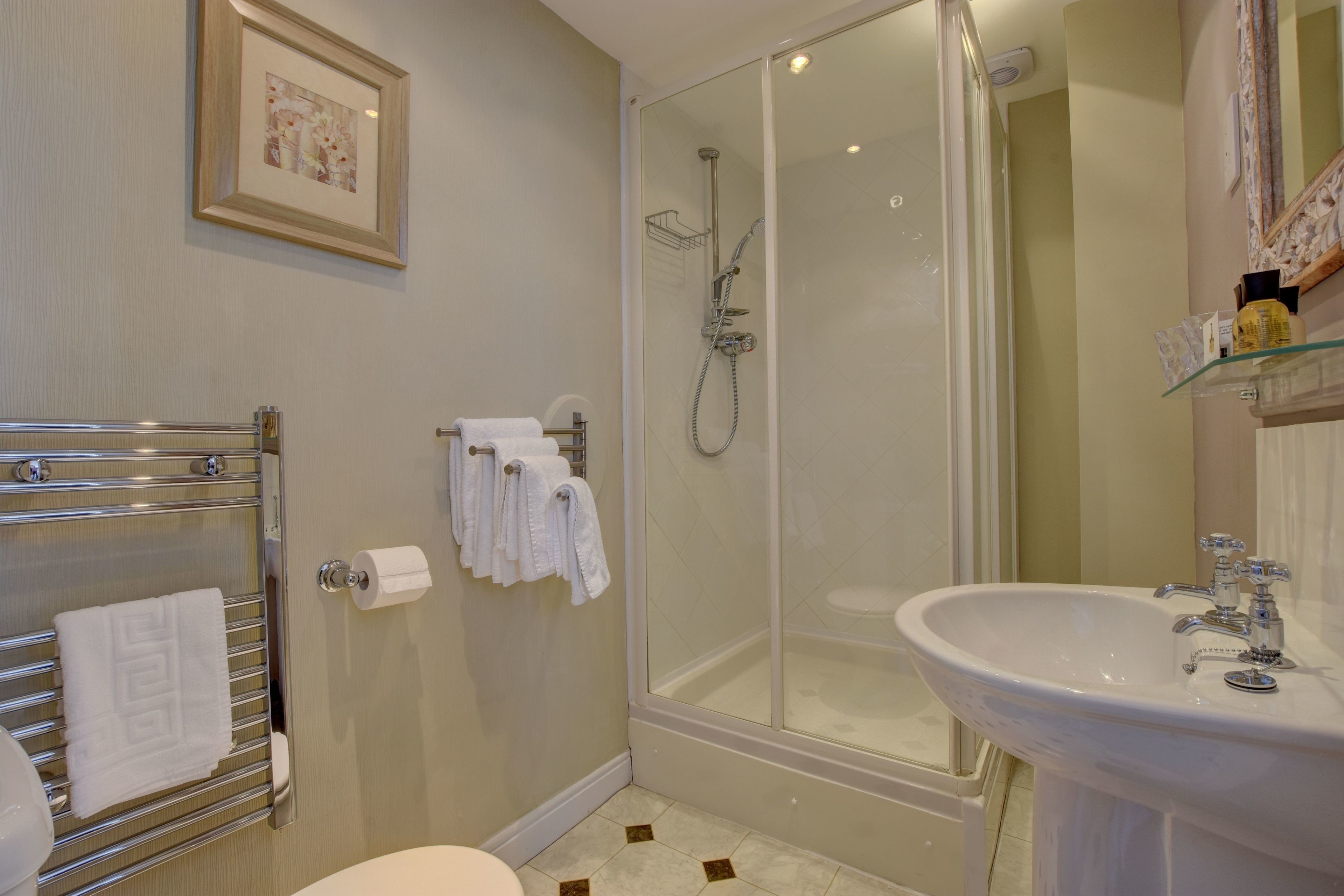 Adventure Room (King Size Bed) | Bathroom | Shower, designer toiletries, towels
