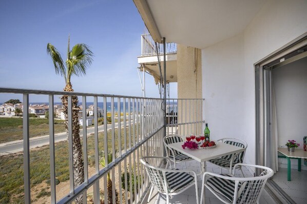 Apartment, 2 Bedrooms, Sea View | Balcony - Protaras Coral Seaview Suite (Paralimni)