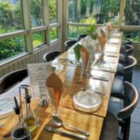 Breakfast and dinner served