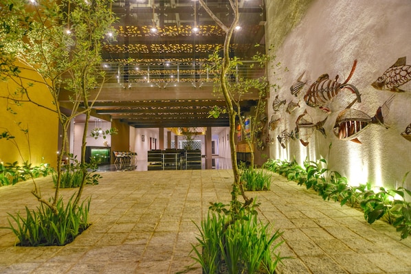 Entrée de l’hébergement