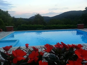 Seasonal outdoor pool