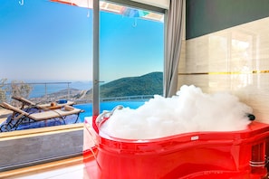 Villa, 1 Schlafzimmer, Meerblick | Whirlwanne