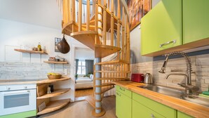 Apartment, 2 Bedrooms (2. OG rechts) | Private kitchen