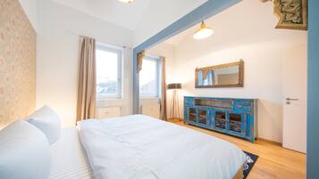 Design-Apartment, 3 Schlafzimmer | 3 Schlafzimmer, individuell dekoriert, individuell eingerichtet