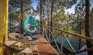 Cottage Classique, 1 grand lit, vue montagne | Vue de la chambre