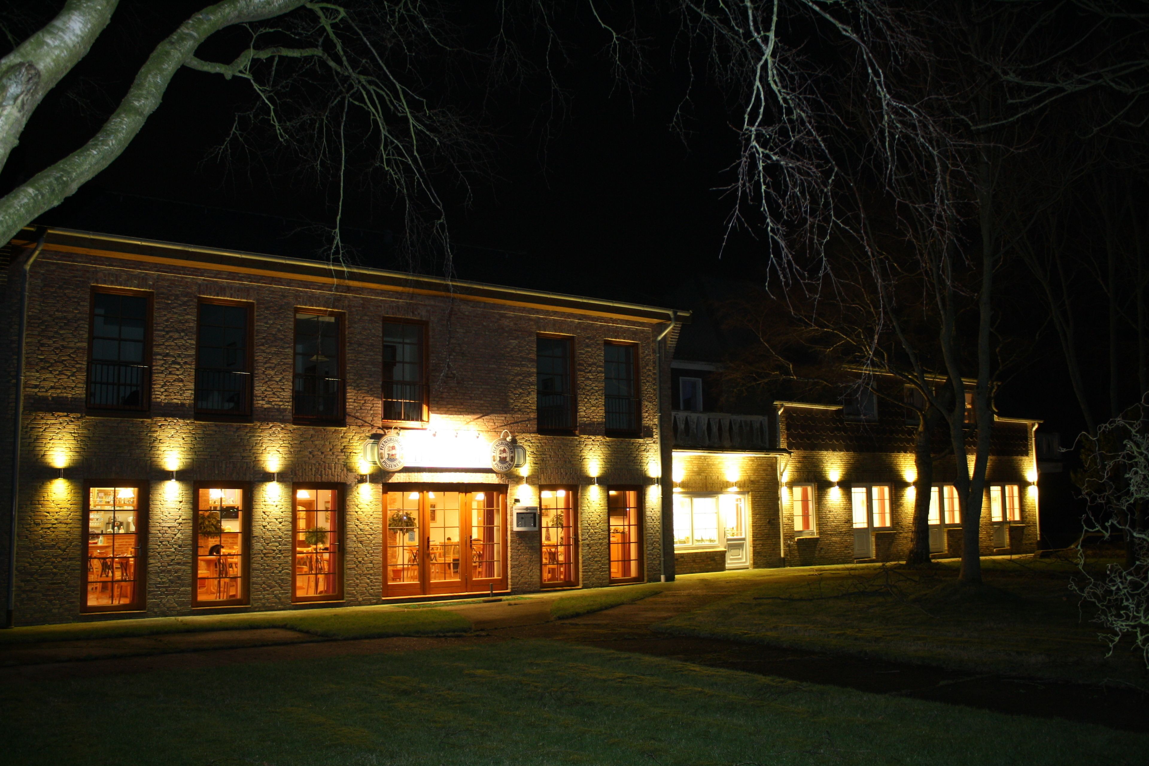 front of property – evening/night