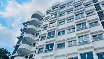 Façade de l’hébergement