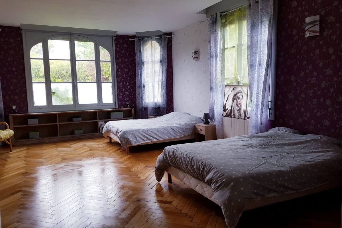 Familien-Vierbettzimmer, eigenes Bad | Individuell dekoriert, individuell eingerichtet, kostenlose Babybetten