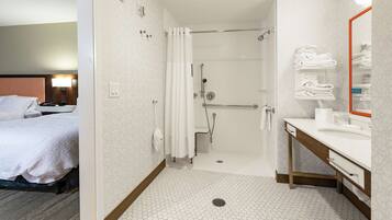 Suite, 2 Queen Beds, Accessible (Roll-In Shower, Mobility & Hearing)